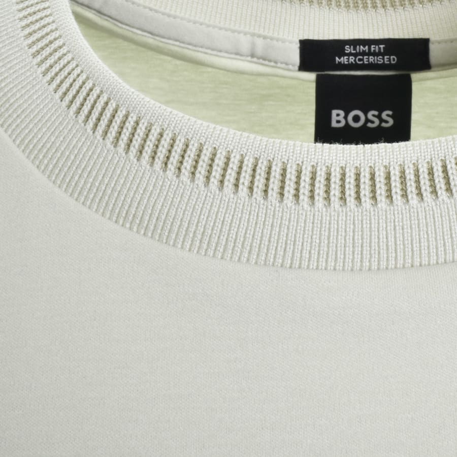 BOSS H Tessler 199 Jersey T Shirt Off White